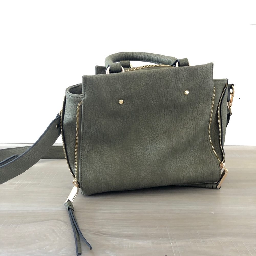 Free People Vegan Satchel - Olive
